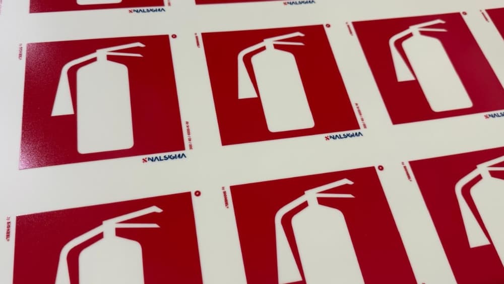 Exemplo de Sinalização de Extintor